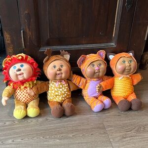 CPK Cabbage Patch Kids Collectible Cuties Zoo & Woodland Friends Bundle